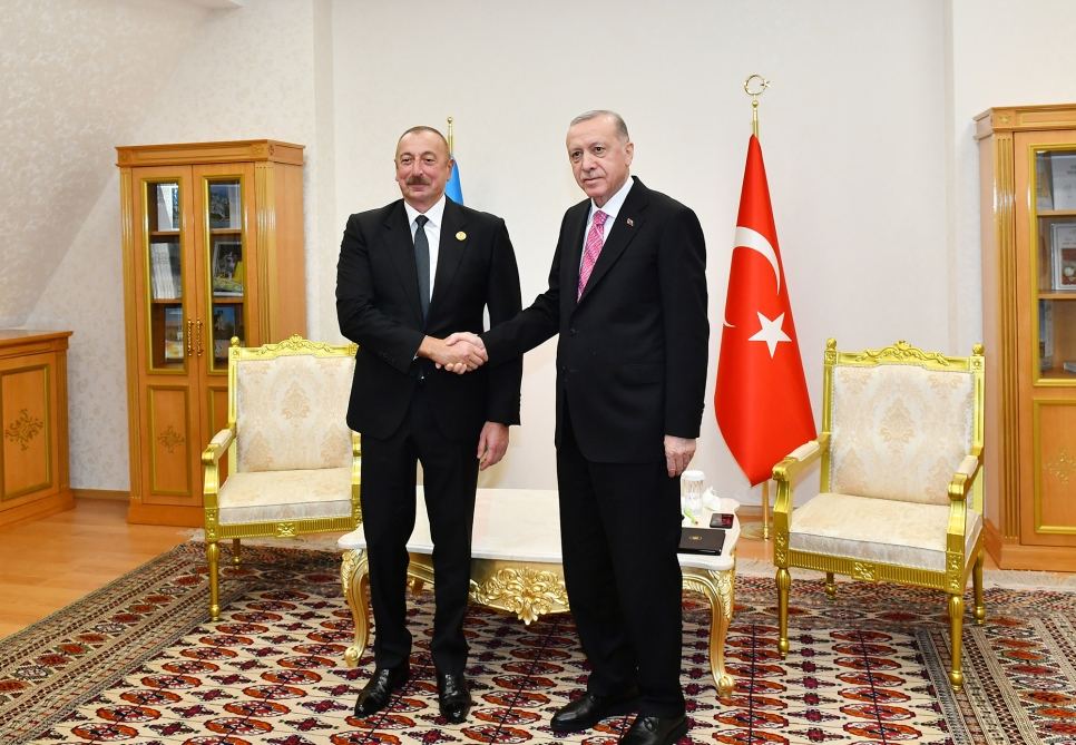 Prezident İlham Əliyevin Türkiyə Prezidenti Rəcəb Tayyib Ərdoğan ilə görüşü olub (FOTO/VİDEO) (YENİLƏNİB)