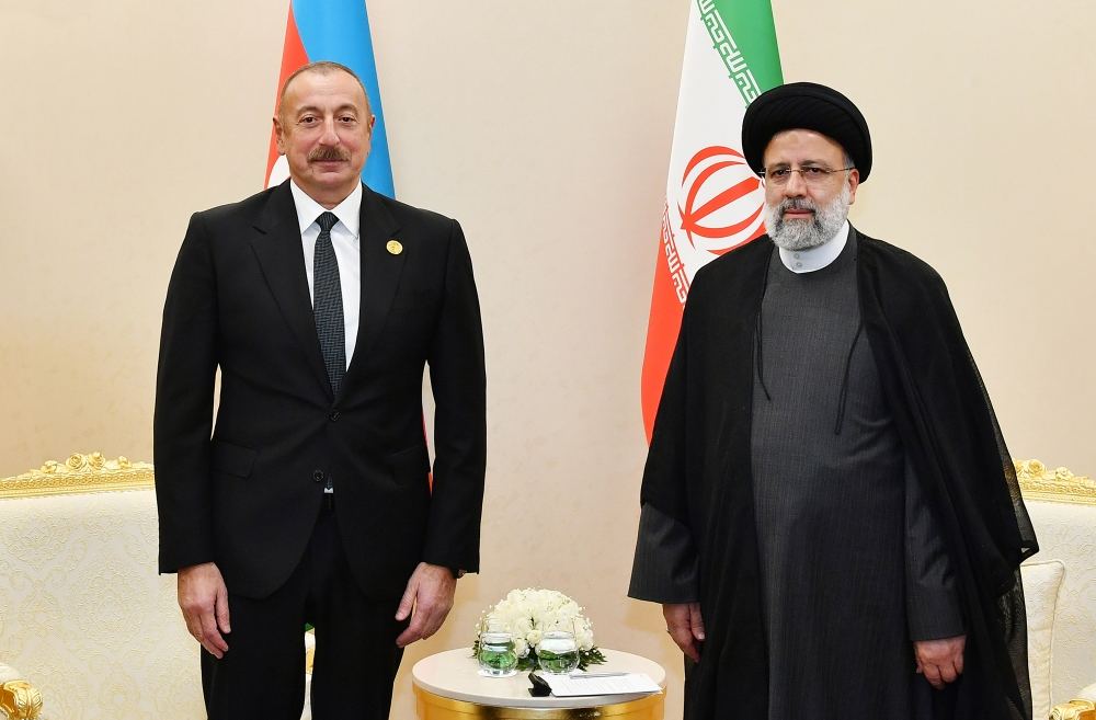 Prezident İlham Əliyevin İran Prezidenti Seyid İbrahim Rəisi ilə görüşü olub (FOTO/VİDEO) (YENİLƏNİB-2)