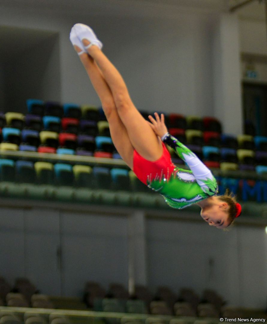 Bakıda batut gimnastikası və tamblinq üzrə Dünya Yaş Qrupu Yarışları davam edir (FOTO)
