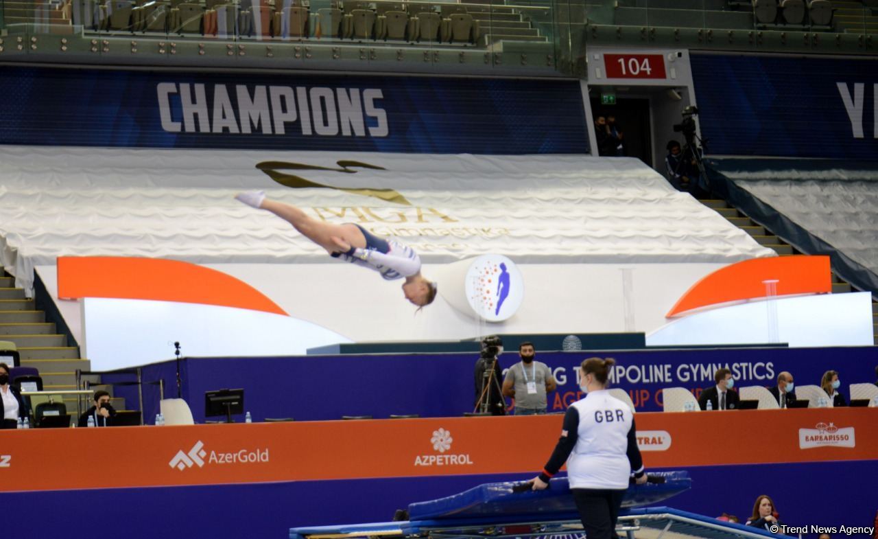 Bakıda batut gimnastikası və tamblinq üzrə Dünya Yaş Qrupu Yarışları davam edir (FOTO)