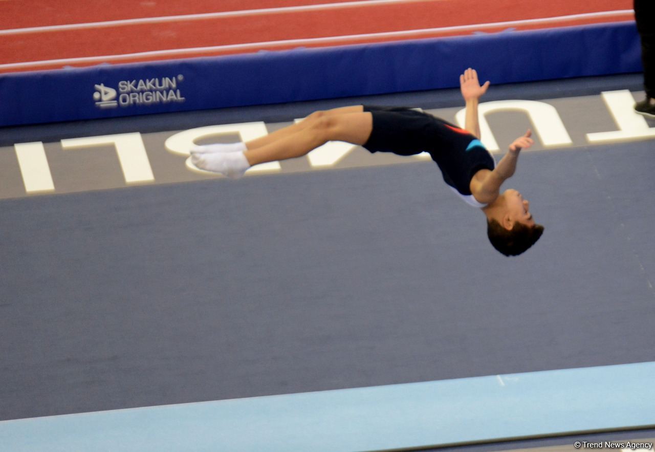 Bakıda batut gimnastikası və tamblinq üzrə Dünya Yaş Qrupu Yarışları davam edir (FOTO)