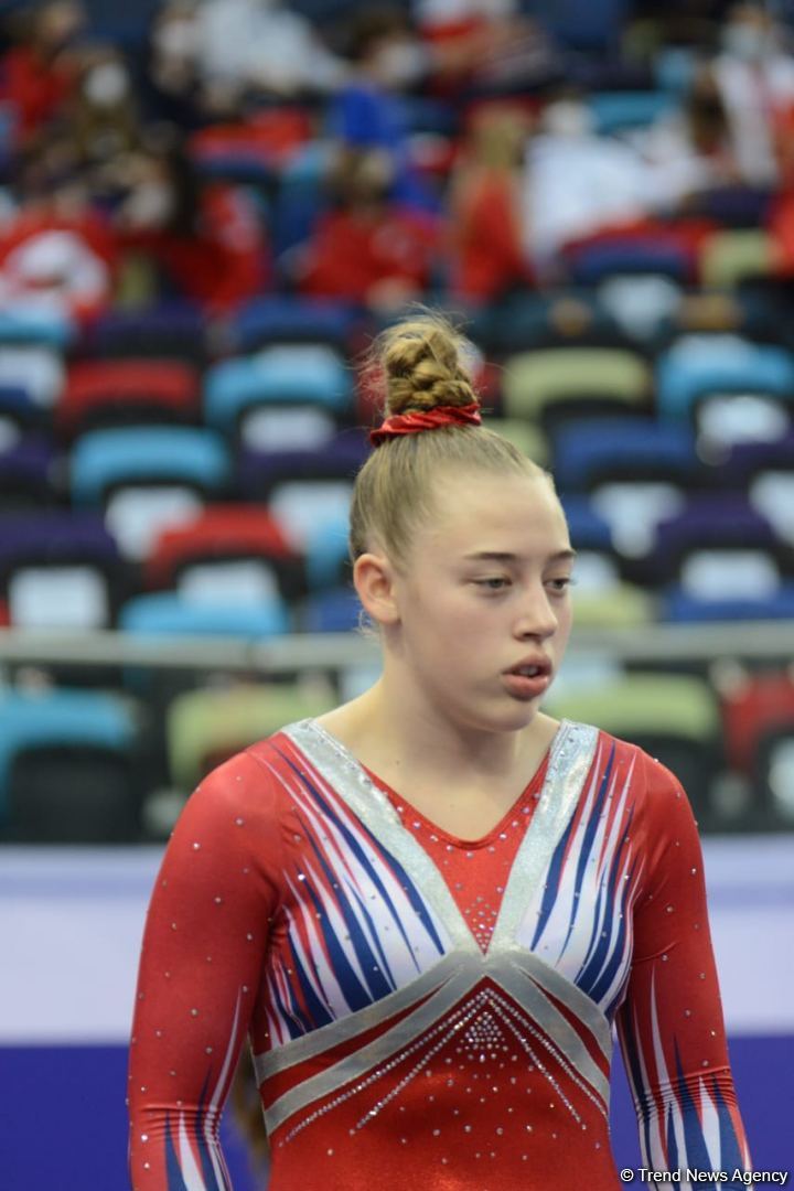 Bakıda batut gimnastikası və tamblinq üzrə Dünya Yaş Qrupu Yarışlarının final gününün ən yaxşı anları (FOTO)