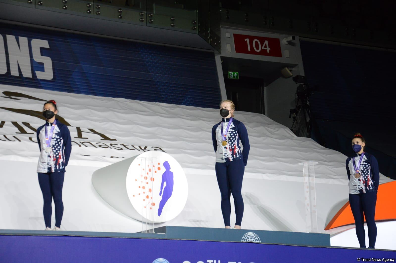 Batut gimnastikası və tamblinq üzrə Dünya Yaş Qrupu Yarışlarının final gününün qaliblərinin mükafatlandırılması mərasimi keçirilib