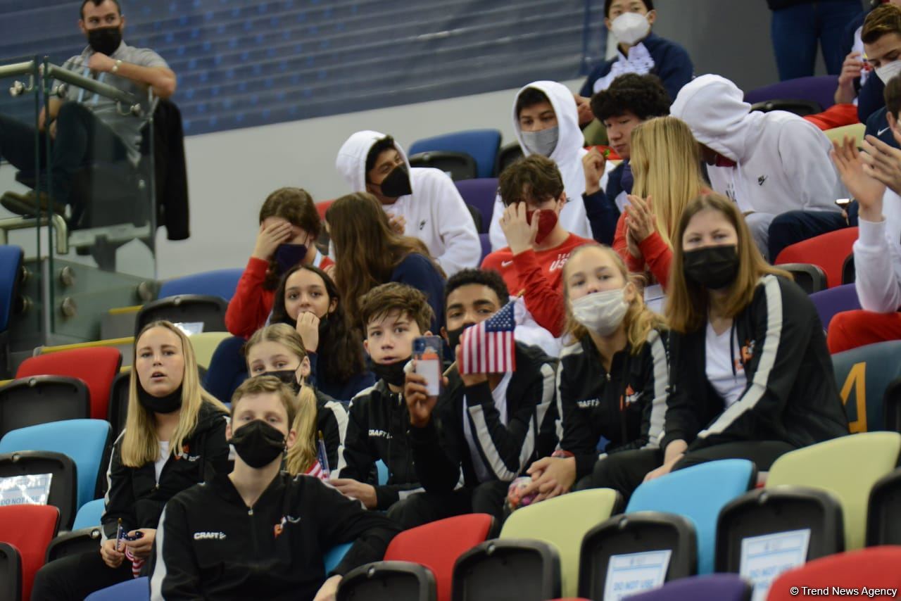 Bakıda batut gimnastikası və tamblinq üzrə 28-ci Dünya Yaş Qrupu Yarışlarının final gününə start verilib (FOTO)