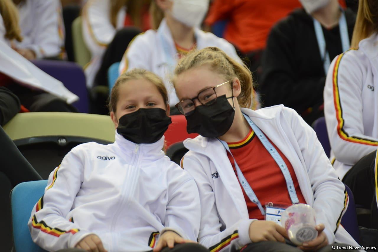 Bakıda batut gimnastikası və tamblinq üzrə 28-ci Dünya Yaş Qrupu Yarışlarının final gününə start verilib (FOTO)