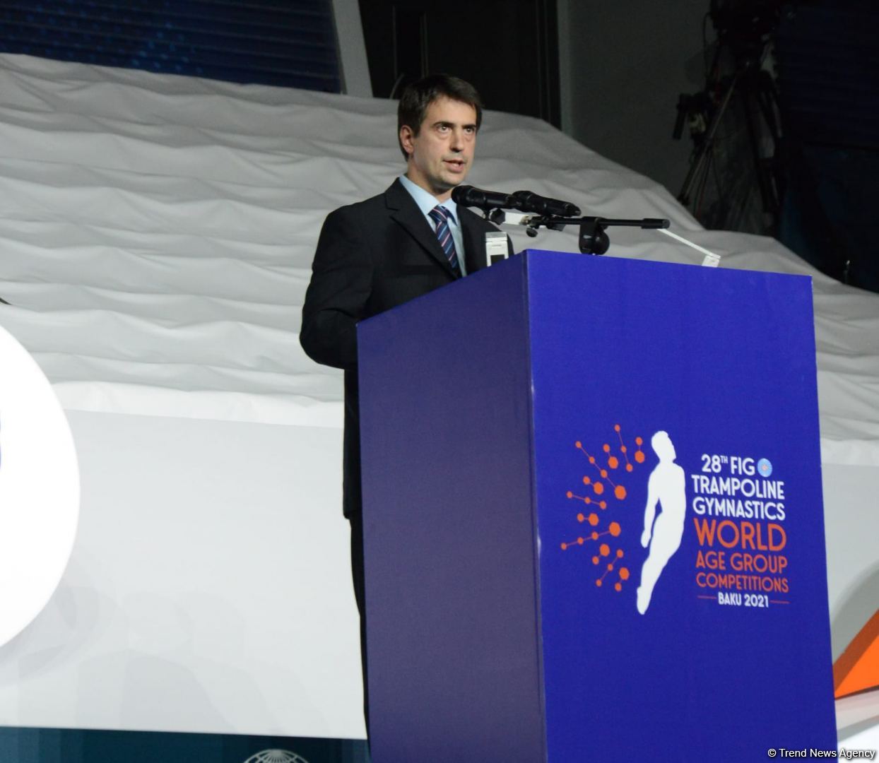 Bakıda Batut Gimnastikası yarışlarının təşkilində əməyi olan hər kəsə təşəkkürümü bildirirəm - Migel Visente Marino