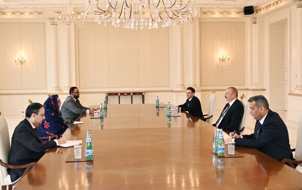 Prezident İlham Əliyev Pakistanın müdafiə istehsalatı nazirini qəbul edib (YENİLƏNİB)