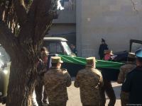Helikopter qəzasında şəhid olanların cənazələri vida mərasimi üçün yola salınıb (FOTO/VİDEO)