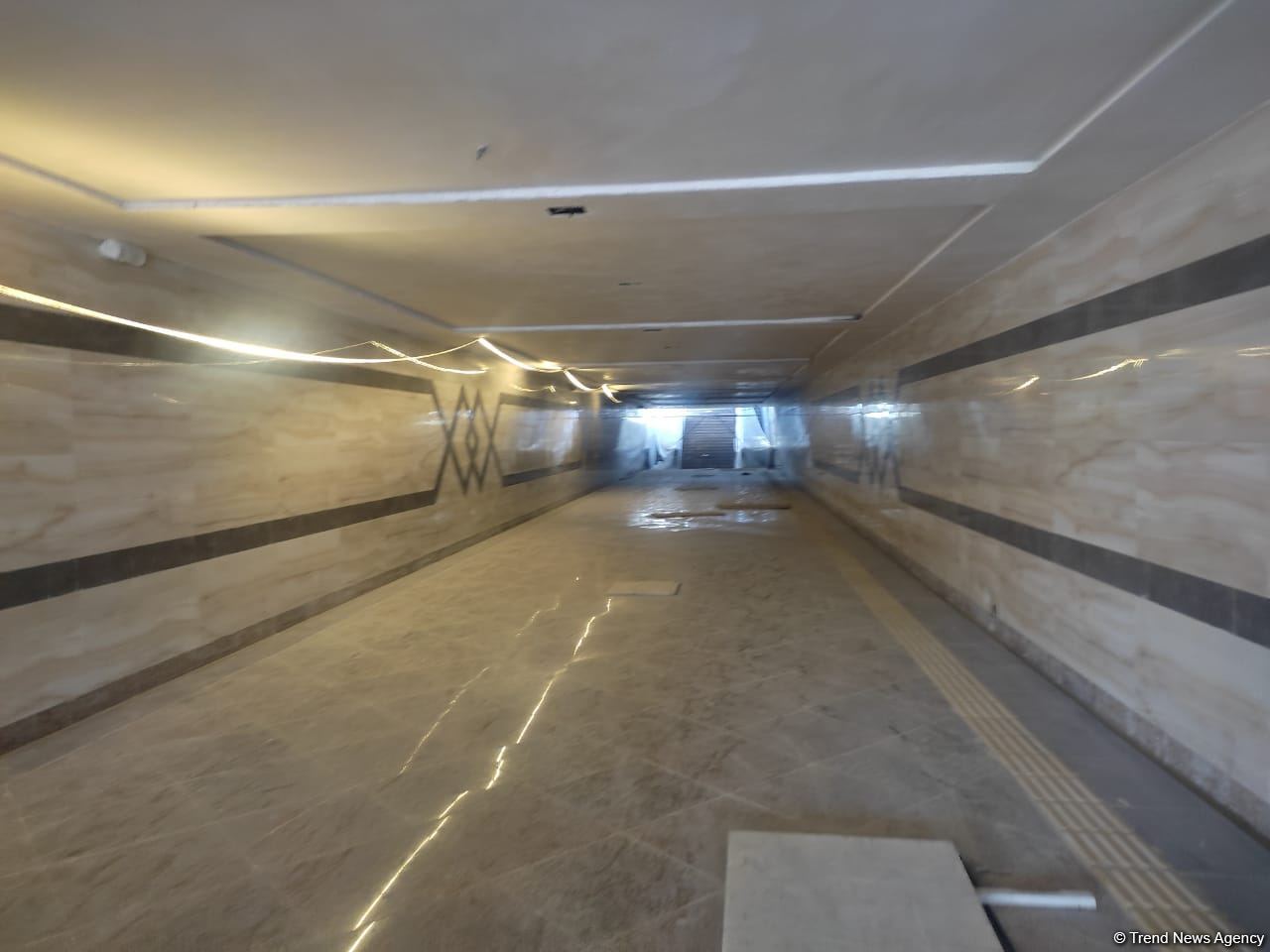Metronun “Xocəsən” stansiyasında tikinti-quraşdırma işləri tamamlanır (FOTO)