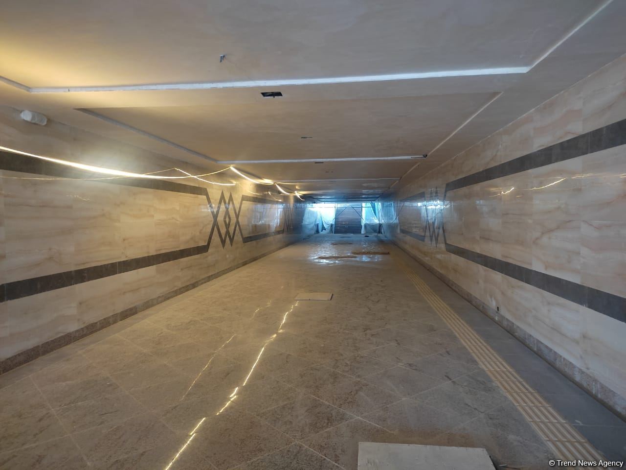 Metronun “Xocəsən” stansiyasında tikinti-quraşdırma işləri tamamlanır (FOTO)