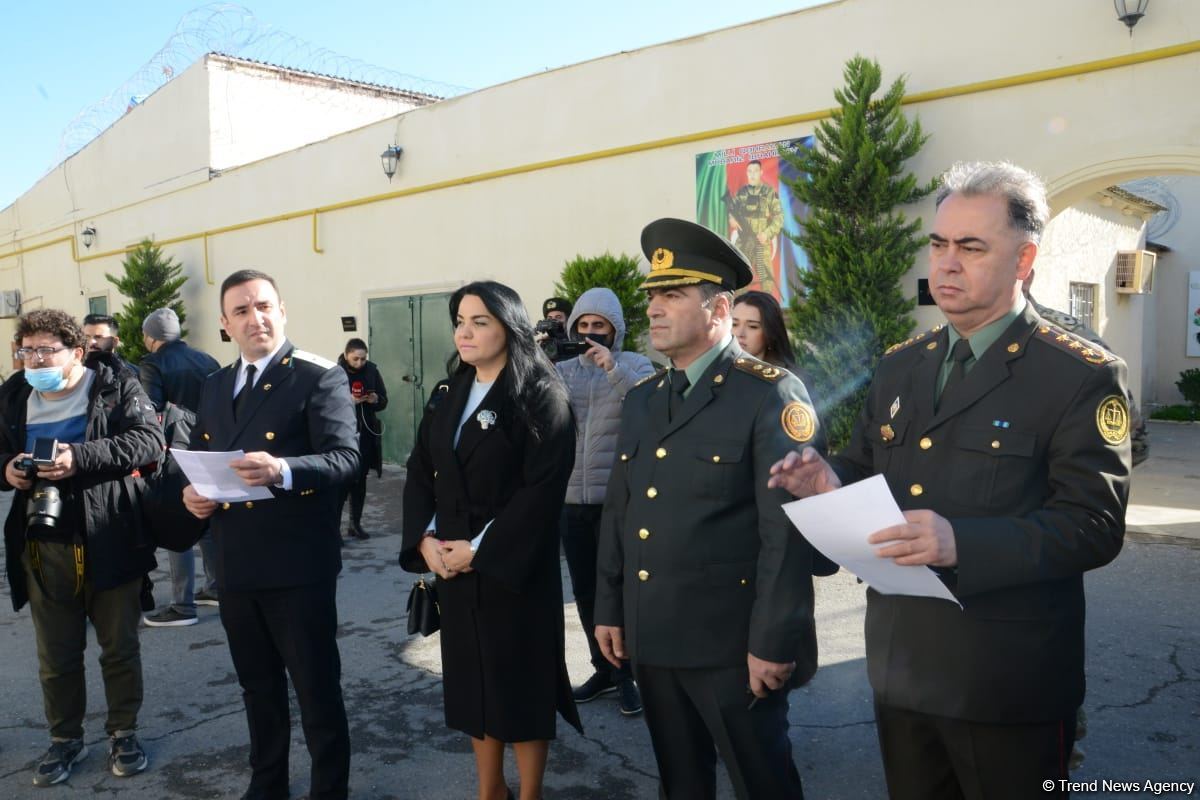 Amnistiya aktı çərçivəsində 17 saylı cəzaçəkmə müəssisəsindən 122 məhkum azadlığa buraxılıb (FOTO)