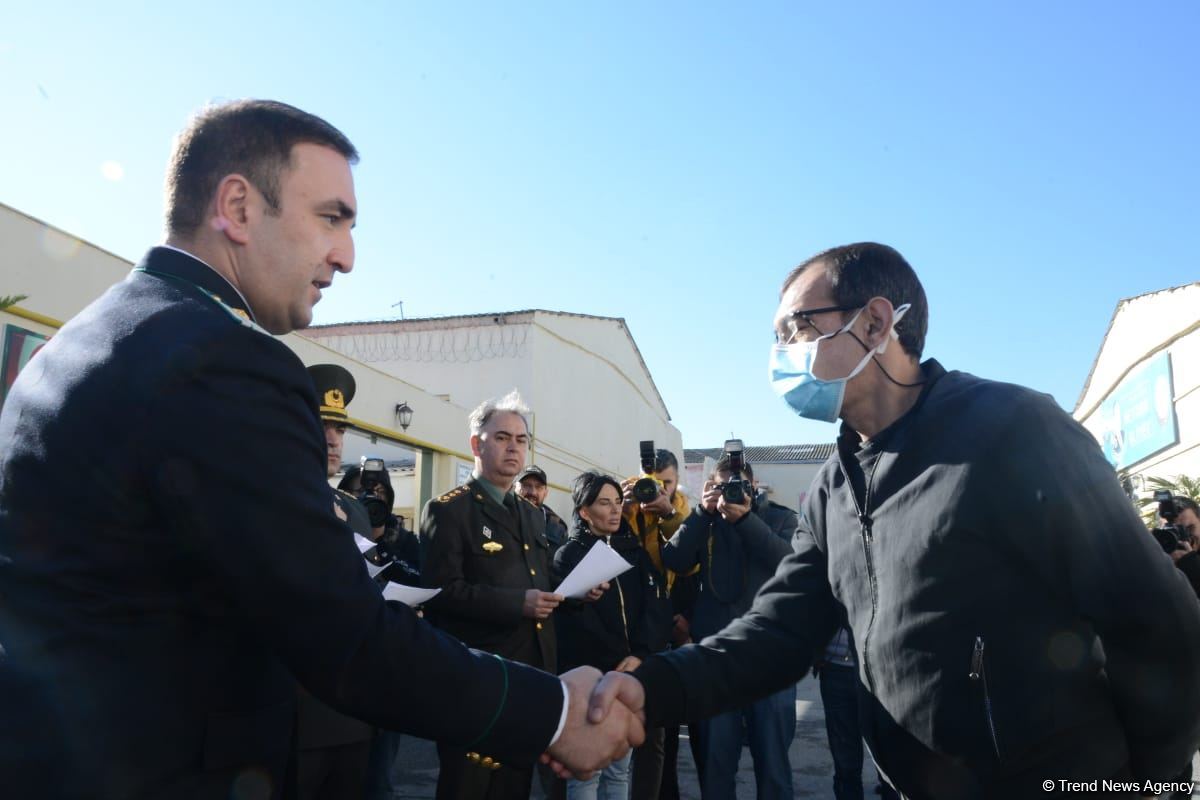 Amnistiya aktı çərçivəsində 17 saylı cəzaçəkmə müəssisəsindən 122 məhkum azadlığa buraxılıb (FOTO)