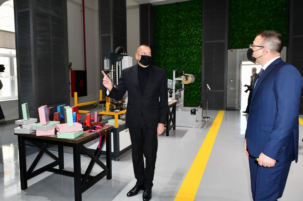 Prezident İlham Əliyev və Birinci xanım Mehriban Əliyeva “Quba ABAD Factory” müəssisəsinin açılışında iştirak ediblər (FOTO/VİDEO) (YENİLƏNİB)