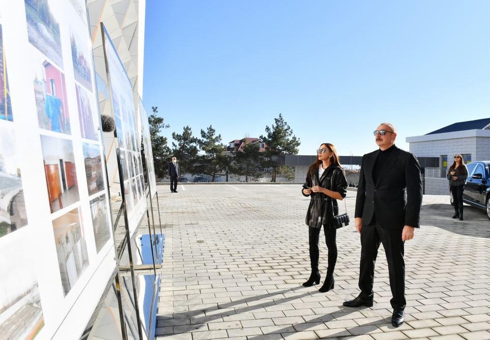 Prezident İlham Əliyev və Birinci xanım Mehriban Əliyeva Quba Olimpiya İdman Kompleksində yaradılan şəraitlə tanış olublar (YENİLƏNİB) (FOTO/VİDEO)