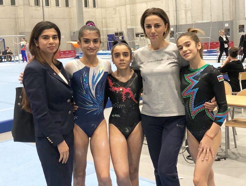 Gimnastımız Polşada birinci oldu (FOTO)