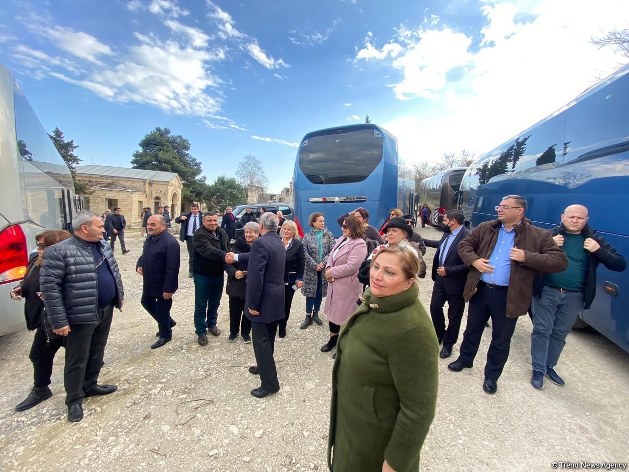 QHT rəhbərləri Talış və Suqovuşana səfər ediblər (FOTO)