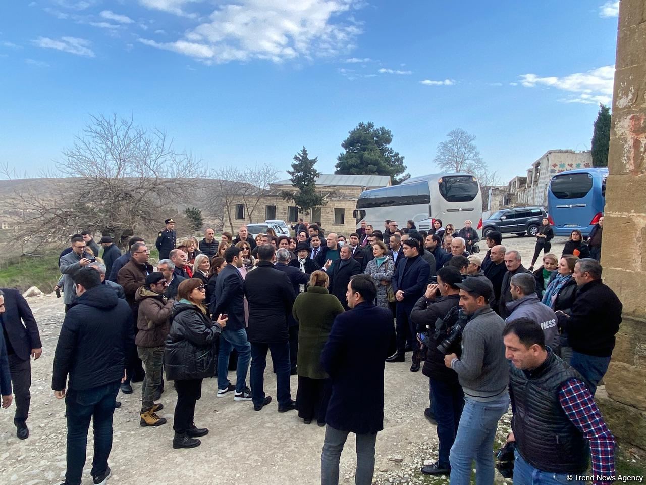 QHT rəhbərləri Talış və Suqovuşana səfər ediblər (FOTO)