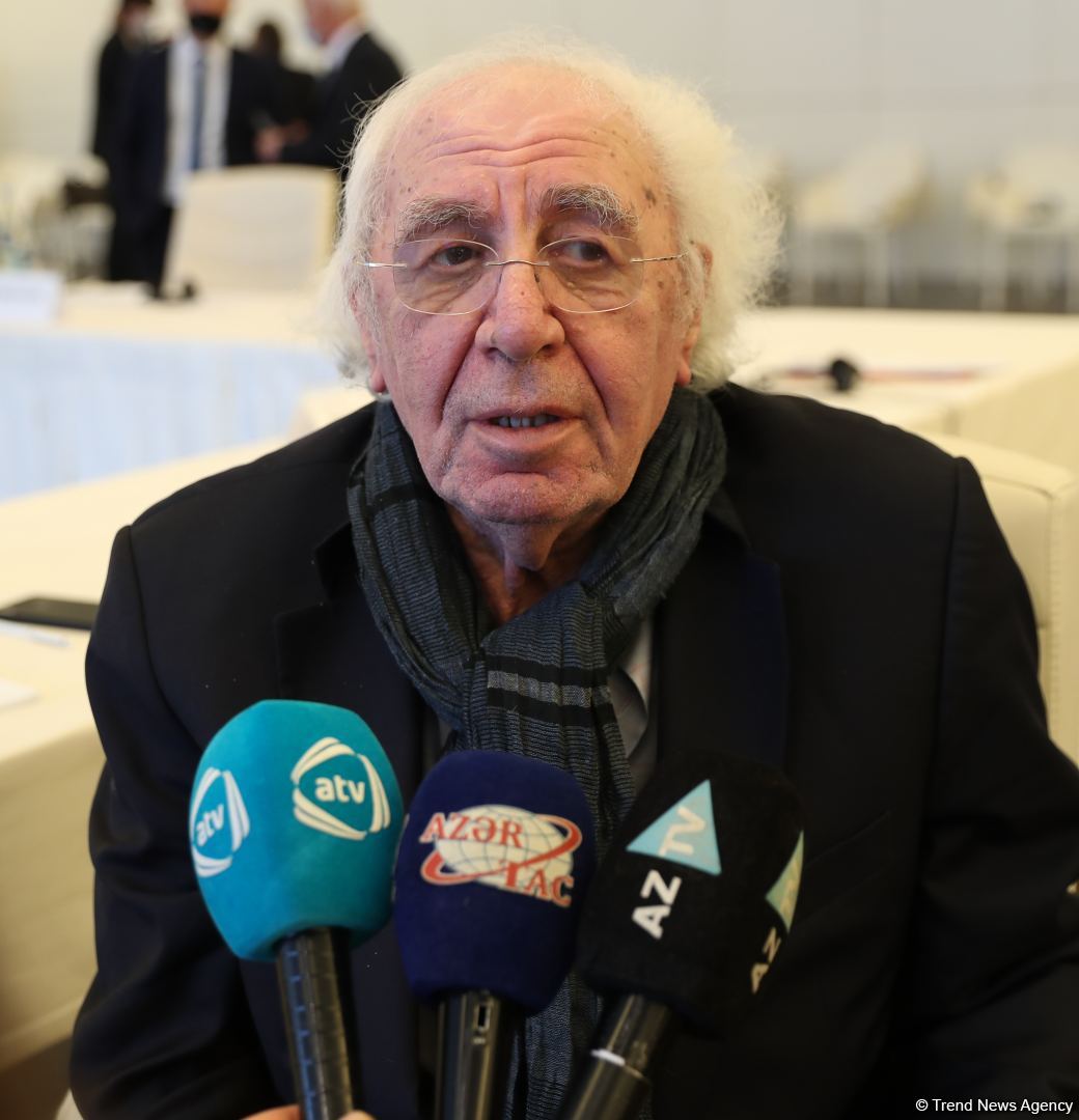 Heydər Əliyev Mərkəzində "İşğaldan azad edilmiş ərazilərdə mədəni irs abidələrinin bərpası üzrə layihələr: hədəflər, çağırışlar, xüsusiyyətlər, perspektivlər" mövzusunda "dəyirmi masa" keçirilib (FOTO)