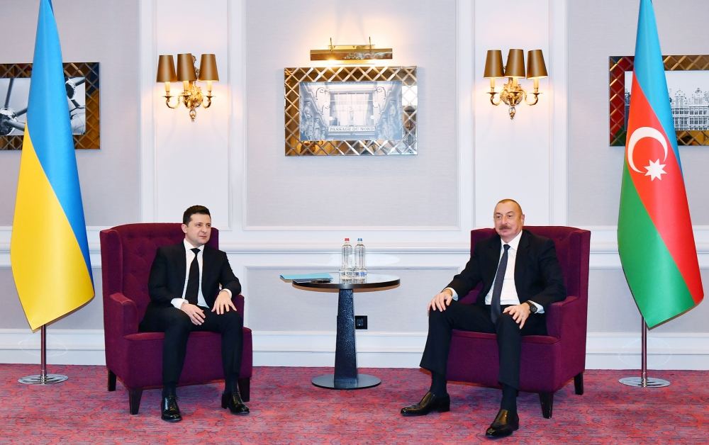 Prezident İlham Əliyev Brüsseldə Ukrayna Prezidenti Volodimir Zelenski ilə görüşüb (FOTO/VİDEO) (YENİLƏNİB)