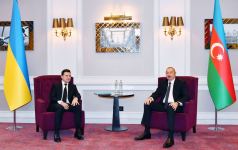 Prezident İlham Əliyev Brüsseldə Ukrayna Prezidenti Volodimir Zelenski ilə görüşüb (FOTO/VİDEO) (YENİLƏNİB)