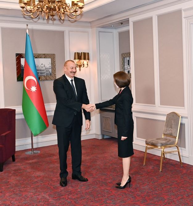 Brüsseldə Prezident İlham Əliyevin Moldova Prezidenti ilə görüşü olub (FOTO/VİDEO) (YENİLƏNİB)