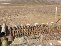 Horadiz-Ağbənd yolunun 190 hektarı mina və PHS-lərdən tam təmizlənib (FOTO)
