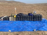 Horadiz-Ağbənd yolunun 190 hektarı mina və PHS-lərdən tam təmizlənib (FOTO)