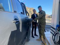 Azərbaycan Gorus-Qafan yolu üzərində ilk yanacaqdoldurma məntəqəsini açıb (FOTO)