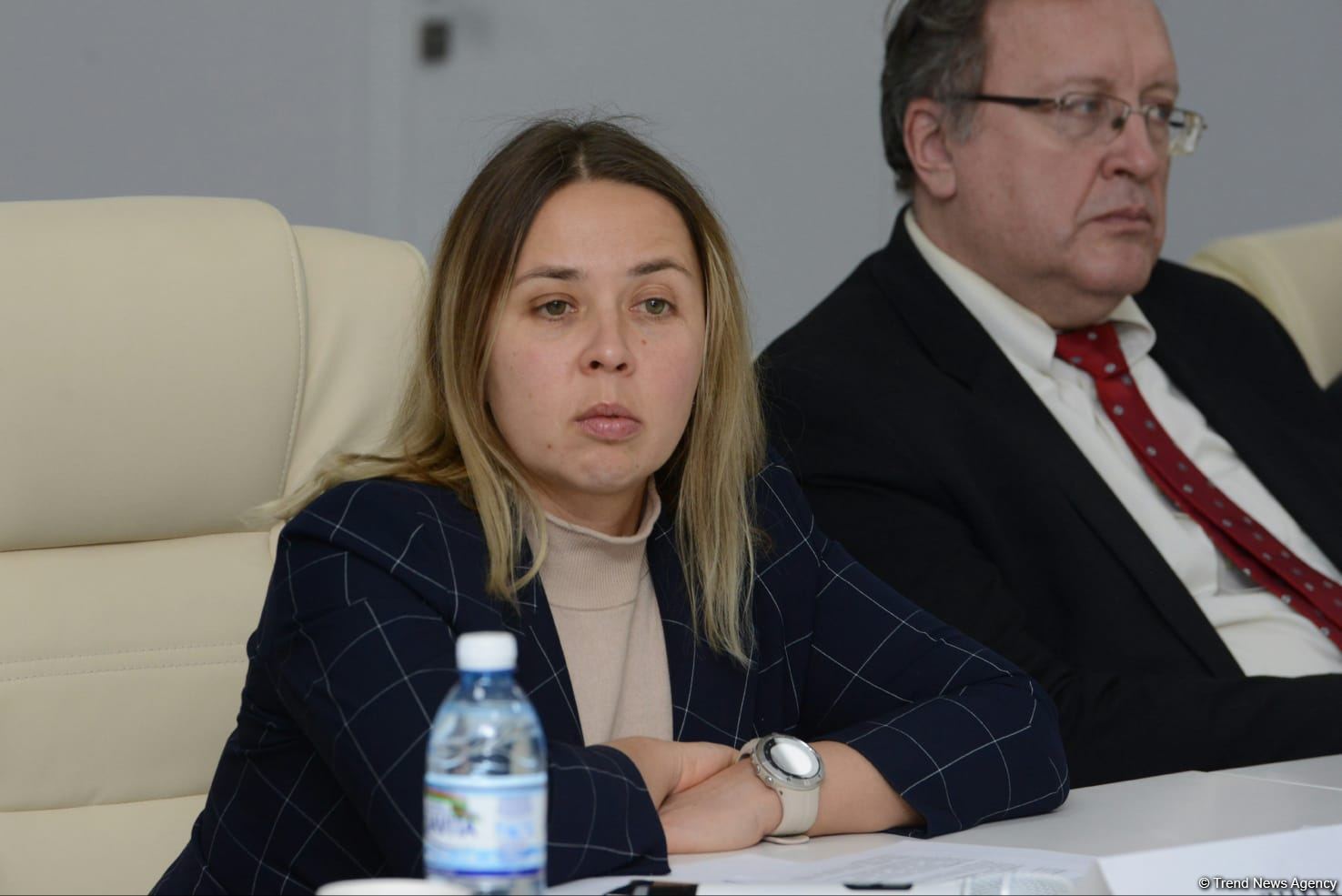 Azərbaycan və Rusiyadan olan ekspertlər Bakı ilə Moskva arasında əlaqələrin gələcək inkişaf perspektivlərini müzakirə ediblər (FOTO)