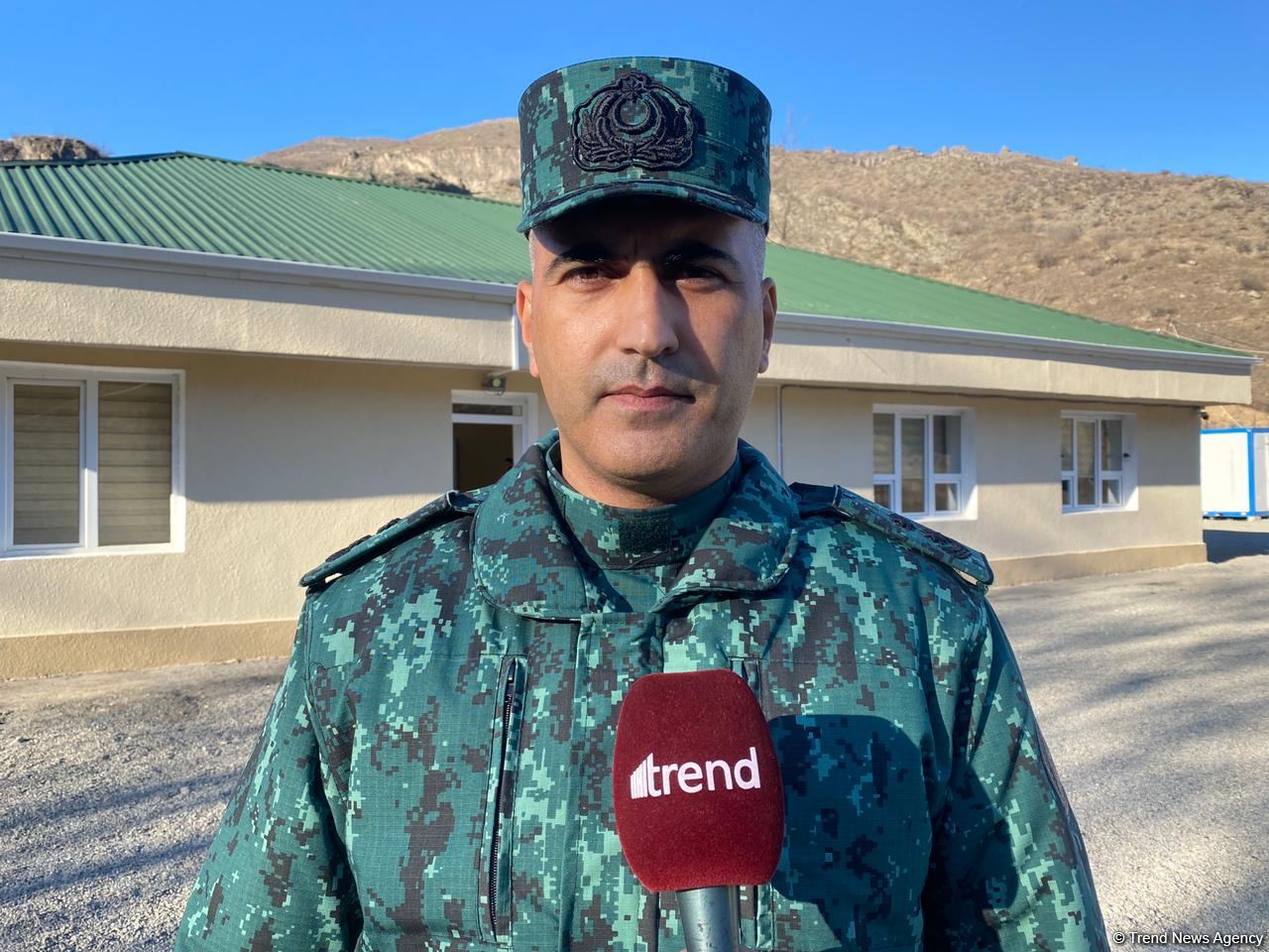 Ermənistanla sərhəddə Eyvazlı Sərhəd Nəzarət postu istifadəyə verilib (FOTO)