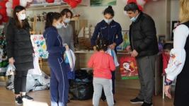 Azərbaycan Gimnastika Federasiyasının nümayəndələri  “Ümid yeri” Uşaq Sığınacağına baş çəkiblər (FOTO)
