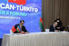 Azərbaycan-Türkiyə Enerji Forumu çərçivəsində 6 sənəd imzalanıb (FOTO)