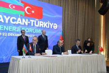 Azərbaycan-Türkiyə Enerji Forumu çərçivəsində 6 sənəd imzalanıb (FOTO)