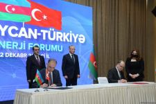Azərbaycan-Türkiyə Enerji Forumu çərçivəsində 6 sənəd imzalanıb (FOTO)