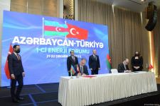 Azərbaycan-Türkiyə Enerji Forumu çərçivəsində 6 sənəd imzalanıb (FOTO)