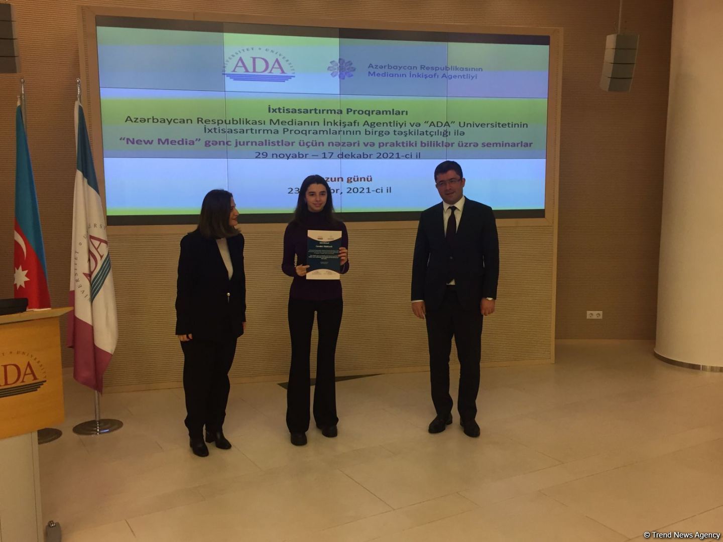 MEDİA və ADA Universitetinin təşkilatçılığı ilə gənc jurnalistlər üçün keçirilən seminarlar yekunlaşıb (FOTO)