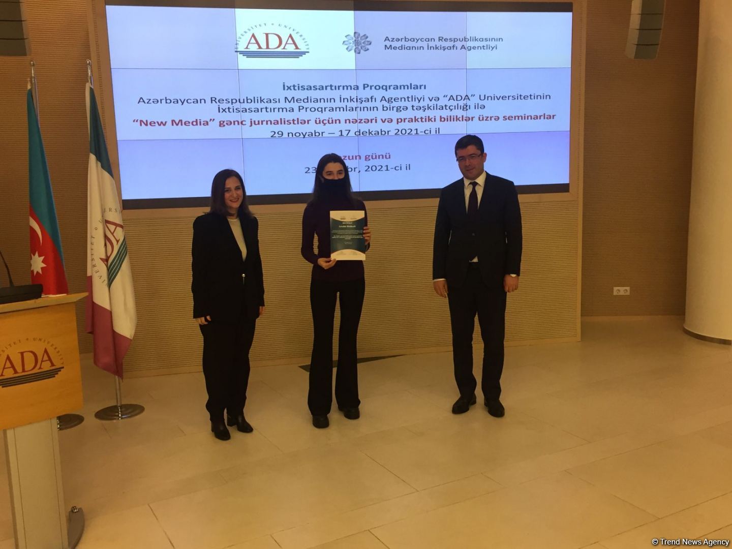 MEDİA və ADA Universitetinin təşkilatçılığı ilə gənc jurnalistlər üçün keçirilən seminarlar yekunlaşıb (FOTO)