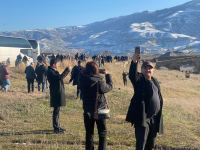 Azərbaycanda fəaliyyət göstərən QHT-lərin Xudafərinə səfəri başlayıb (FOTO)
