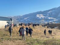 Azərbaycanda fəaliyyət göstərən QHT-lərin Xudafərinə səfəri başlayıb (FOTO)