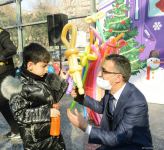 Bakı Metropolitenində yeni il şousu keçirilir (FOTO)