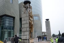 "Alov qüllələri"nin qarşısında partlayış olub (FOTO/VİDEO)