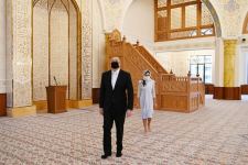 Prezident İlham Əliyev və Birinci xanım Mehriban Əliyeva Yeni Günəşlidə “Xanım Fatimeyi Zəhra” məscidinin yeni binasında yaradılan şəraitlə tanış olublar (FOTO/VİDEO)