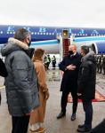 Azərbaycan Prezidenti İlham Əliyev Ukraynaya işgüzar səfərə gəlib (FOTO/VİDEO)
