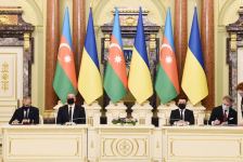 Prezident İlham Əliyevin və Volodimir Zelenskinin iştirakı ilə Azərbaycan-Ukrayna sənədlərinin imzalanması mərasimi olub (FOTO/VİDEO) (YENİLƏNİB)