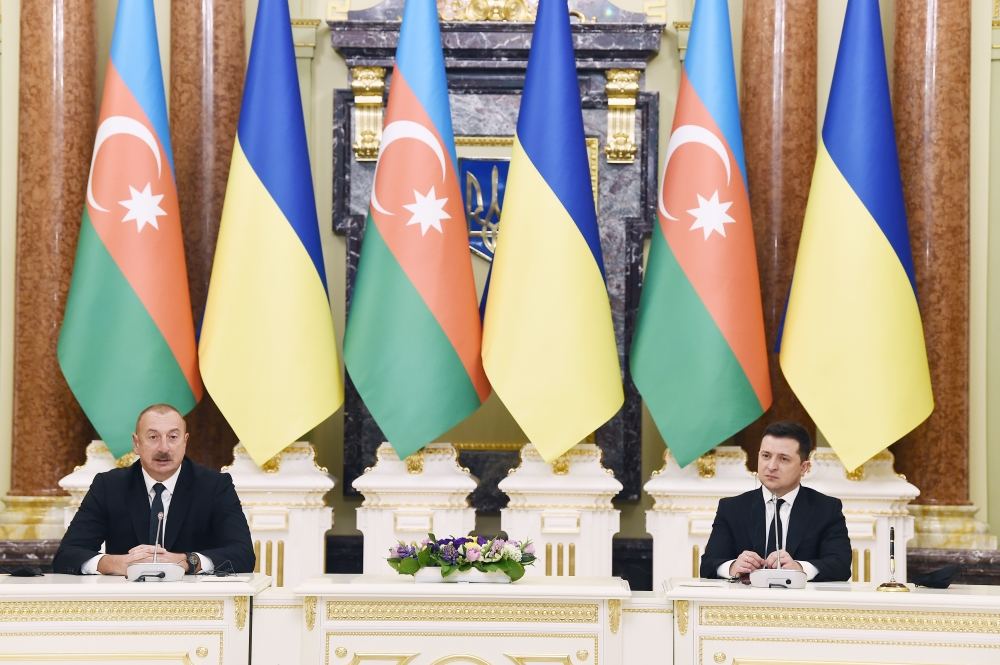 Prezident İlham Əliyev: Ukrayna-Azərbaycan əlaqələrində çox ciddi irəliləyiş var (BƏYANAT)