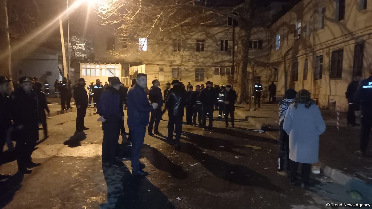 Mingəçevirdə binada partlayış baş verib, 2 nəfər xəsarət alıb (FOTO) (ƏLAVƏ OLUNUB)