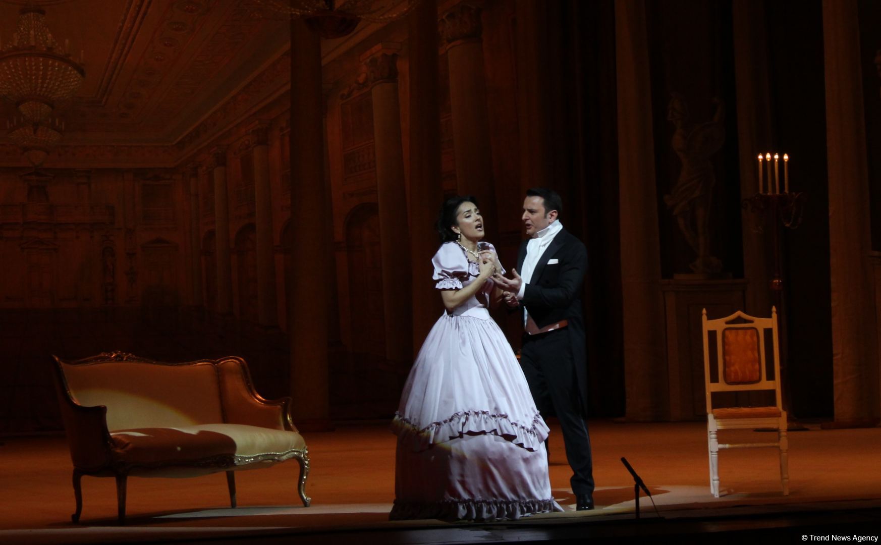 Əfsanəvi opera, qüsursuz ifalar, parlaq aktyorluq - Traviata təqdim olundu (FOTO/VİDEO)