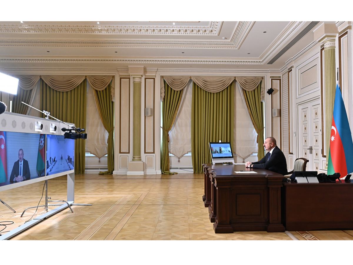 Prezident İlham Əliyevlə Monteneqro parlamentinin sədri arasında videoformatda görüş olub (FOTO/VİDEO) (YENİLƏNİB)