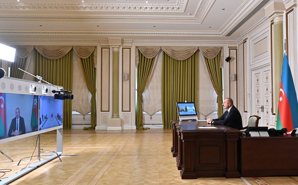 Prezident İlham Əliyevlə Monteneqro parlamentinin sədri arasında videoformatda görüş olub (FOTO/VİDEO) (YENİLƏNİB)
