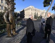 Prezident İlham Əliyev xeyriyyəçi Hacı Zeynalabdin Tağıyevin Bakıda ucaldılan abidəsinin açılışında iştirak edib (FOTO/VİDEO)(YENİLƏNİB)